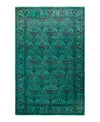 Adorn Hand Woven Rugs Fine Vibrance M695 4'8''x7'4'' Area Rug In Blue