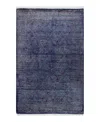 Adorn Hand Woven Rugs Fine Vibrance M885 4'2''x6'5'' Area Rug In Purple