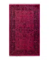 Adorn Hand Woven Rugs Fine Vibrance M980 3'1''x5'4'' Area Rug In Pink