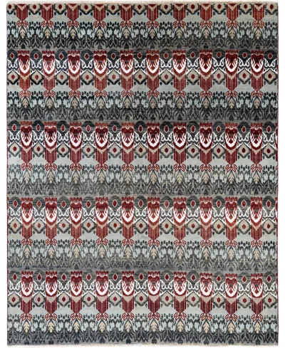 Adorn Hand Woven Rugs , Indian Oak M6013 8'1"x10'1" Area Rug In Gray