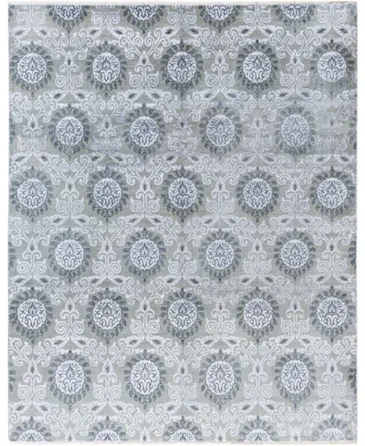 Adorn Hand Woven Rugs , Indian Oak M6479 8'1"x10'2" Area Rug In Gray