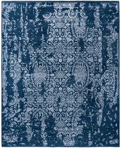 Adorn Hand Woven Rugs , Indian Oak M6921 8'x9'10" Area Rug In Blue