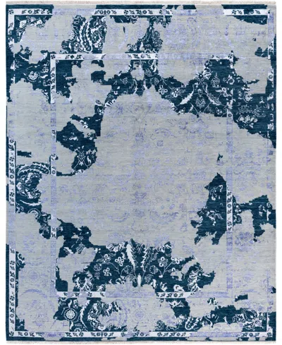 Adorn Hand Woven Rugs , Indian Oak M7113 8'2"x10'2" Area Rug In Gray