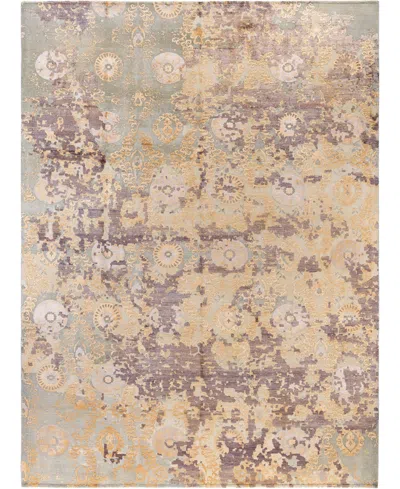 Adorn Hand Woven Rugs , Indian Oak M7136 8'10"x11'10" Area Rug In Gray