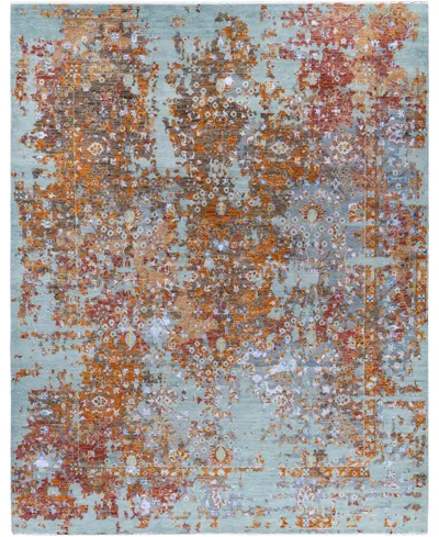 Adorn Hand Woven Rugs , Indian Oak M7302 8'1"x10'4" Area Rug In Brown