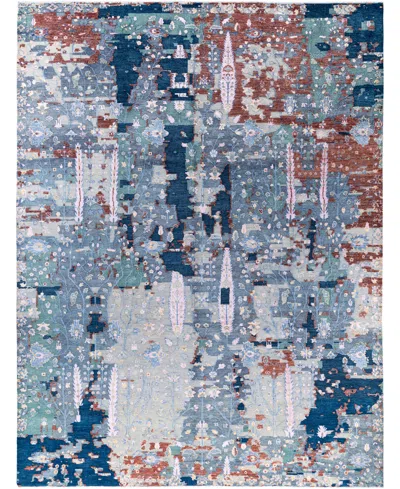 Adorn Hand Woven Rugs , Indian Oak M7302 9'2"x12'2" Area Rug In Gray