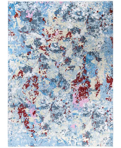 Adorn Hand Woven Rugs , Indian Oak M7434 9'1"x12'7" Area Rug In Gray