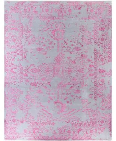 Adorn Hand Woven Rugs Indian Oak M7441 Rug Collection In Gray