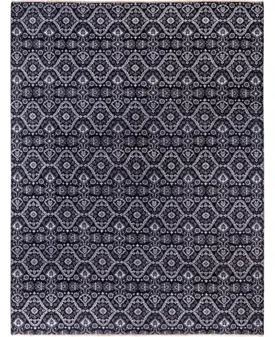 Adorn Hand Woven Rugs , Indian Oak M7497 9'1"x12'1" Area Rug In Black