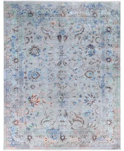 Adorn Hand Woven Rugs Indian Oak M7556 Rug Collection In Gray
