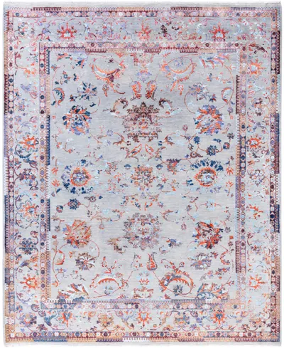 Adorn Hand Woven Rugs , Indian Oak M7711 8'2"x9'10" Area Rug In Gray