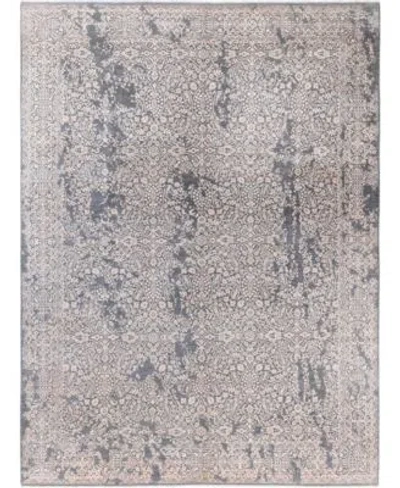 Adorn Hand Woven Rugs Indian Oak M7763 Rug Collection In Gray