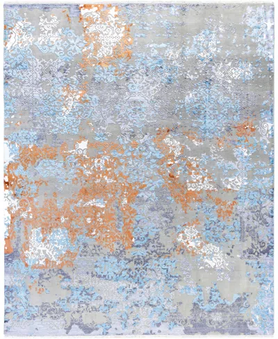 Adorn Hand Woven Rugs , Indian Oak M7899 8'3"x10'1" Area Rug In Gray