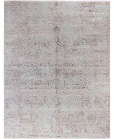 Adorn Hand Woven Rugs Indian Oak M8034 Rug Collection In Gray
