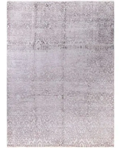 Adorn Hand Woven Rugs Indian Oak M8357 Rug Collection In Gray