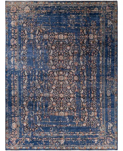 Adorn Hand Woven Rugs , Indian Oak M8666 9'1"x12'1" Area Rug In Blue