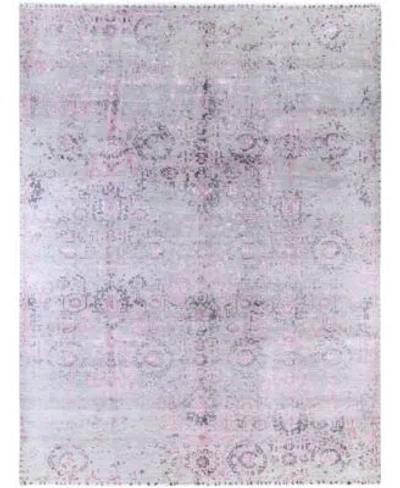 Adorn Hand Woven Rugs Indian Oak M8681 Rug Collection In Gray