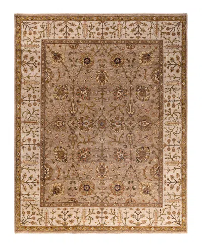 Adorn Hand Woven Rugs Indian Ooak M1690 7'10''x9'10'' Area Rug In Neutral