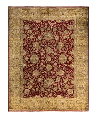Adorn Hand Woven Rugs Indian Ooak M2032 9'x12' Area Rug In Red