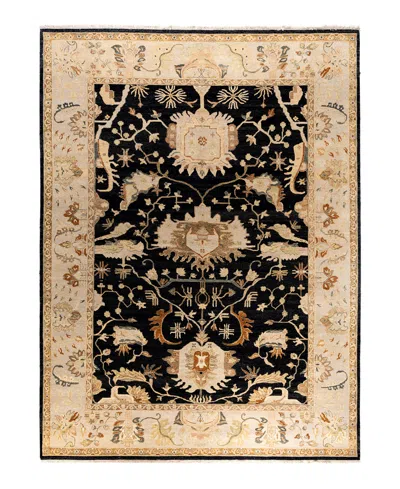 Adorn Hand Woven Rugs Indian Ooak M5803 9'1''x12'2'' Area Rug In Black
