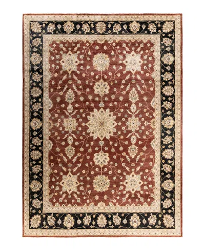 Adorn Hand Woven Rugs Indian Ooak M5818 9'4''x12'4'' Area Rug In Rust