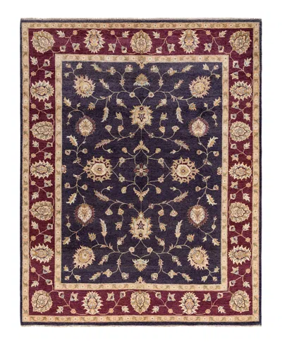 Adorn Hand Woven Rugs Indian Ooak M5918 8'1''x10'1'' Area Rug In Purple