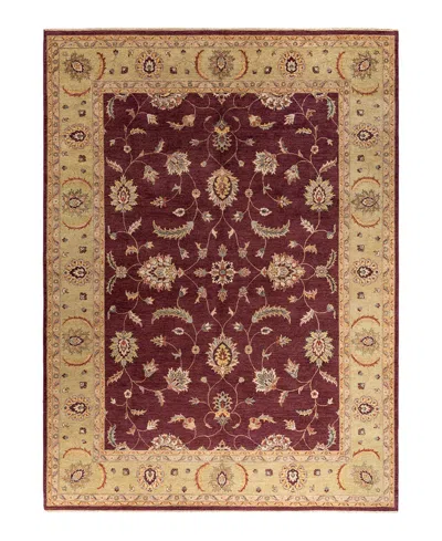 Adorn Hand Woven Rugs Indian Ooak M5918 9'2''x12'3'' Area Rug In Red