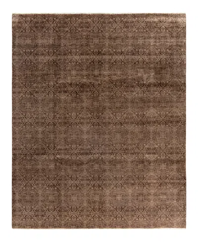 Adorn Hand Woven Rugs Indian Ooak M5947 8'2''x10'4'' Area Rug In Brown