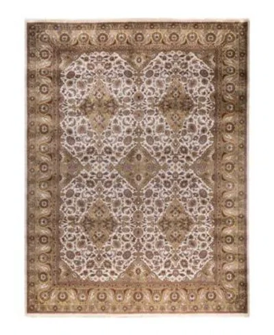 Adorn Hand Woven Rugs Indian Ooak M5953 Rug Collection In Brown