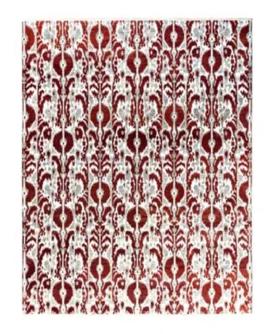 Adorn Hand Woven Rugs Indian Ooak M5963 Rug Collection In Rust