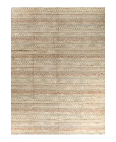 Adorn Hand Woven Rugs Indian Ooak M5984 9'3''x12'3'' Area Rug In Beige