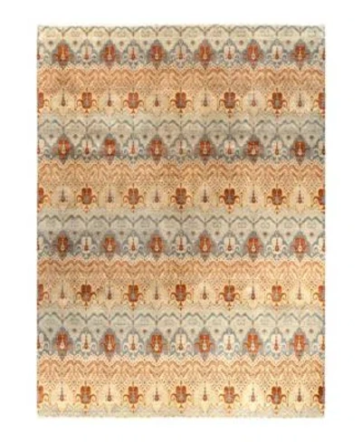 Adorn Hand Woven Rugs Indian Ooak M6004 Rug Collection In Neutral