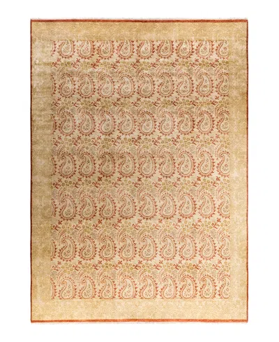 Adorn Hand Woven Rugs Indian Ooak M6031 9'x12'3'' Area Rug In Rust