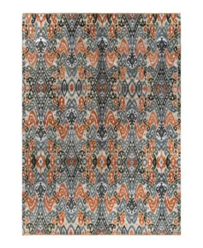 Adorn Hand Woven Rugs Indian Ooak M6054 Rug Collection In Multi