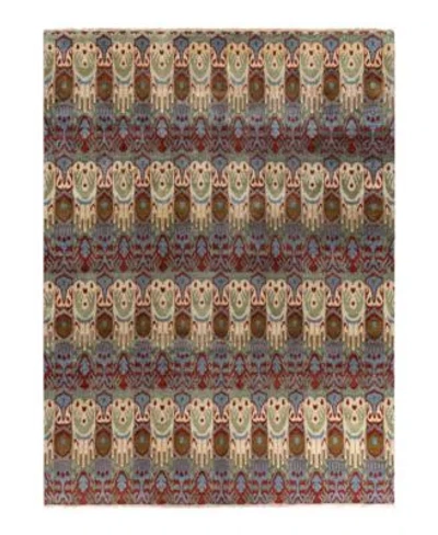 Adorn Hand Woven Rugs Indian Ooak M6072 Rug Collection In Multi