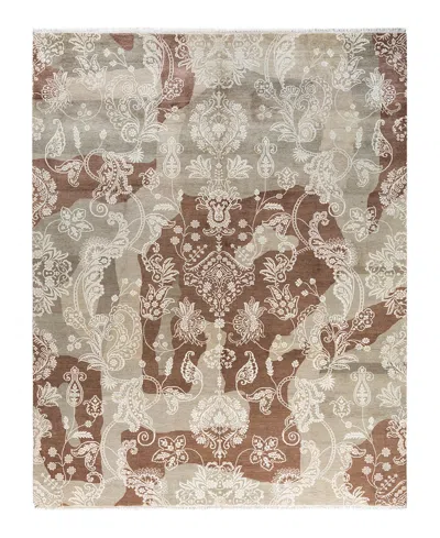 Adorn Hand Woven Rugs Indian Ooak M6073 8'2''x10'4'' Area Rug In Brown