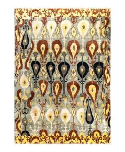 Adorn Hand Woven Rugs Indian Ooak M6139 Rug Collection In Multi