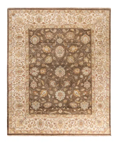 Adorn Hand Woven Rugs Indian Ooak M6149 8'2''x9'9'' Area Rug In Brown