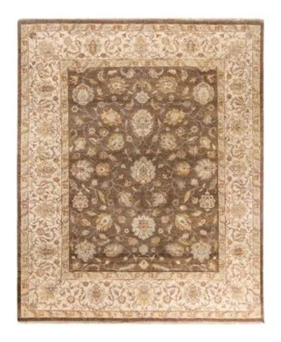 Adorn Hand Woven Rugs Indian Ooak M6149 Rug Collection In Brown