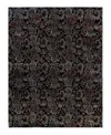 Adorn Hand Woven Rugs Indian Ooak M6169 8'2''x10'3'' Area Rug In Black