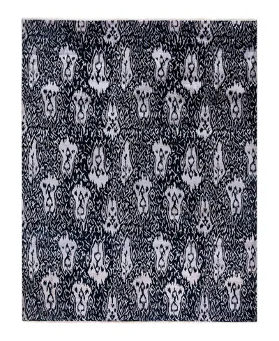 Adorn Hand Woven Rugs Indian Ooak M6223 8'1''x10'4'' Area Rug In Black