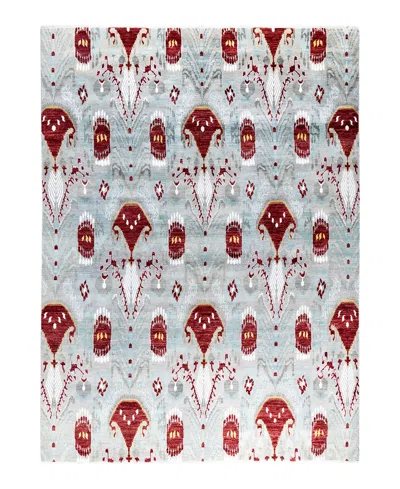 Adorn Hand Woven Rugs Indian Ooak M6234 9'1''x12'4'' Area Rug In Gray