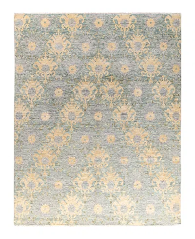 Adorn Hand Woven Rugs Indian Ooak M6239 8'2''x10'2'' Area Rug In Gray
