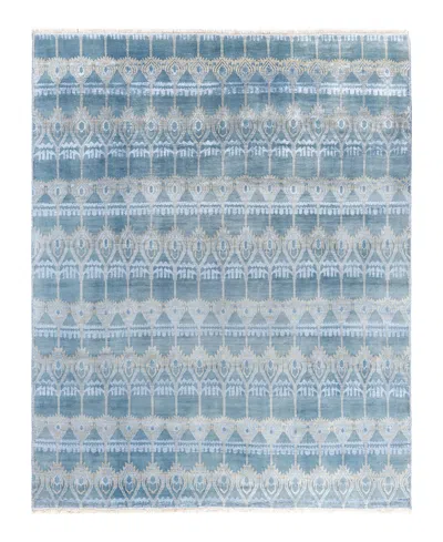 Adorn Hand Woven Rugs Indian Ooak M6308 8'1''x10'3'' Area Rug In Blue