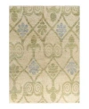 Adorn Hand Woven Rugs Indian Ooak M6314 Rug Collection In Ivory