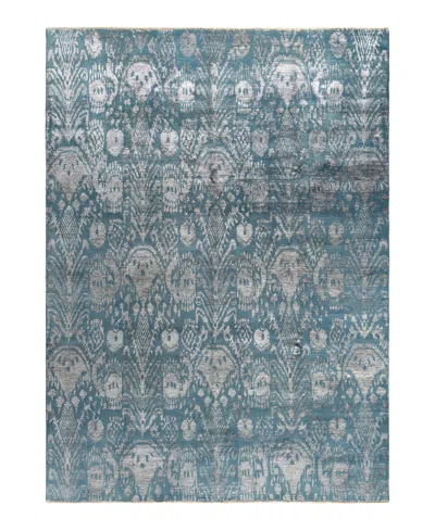 Adorn Hand Woven Rugs Indian Ooak M6328 8'10''x12'3'' Area Rug In Gray