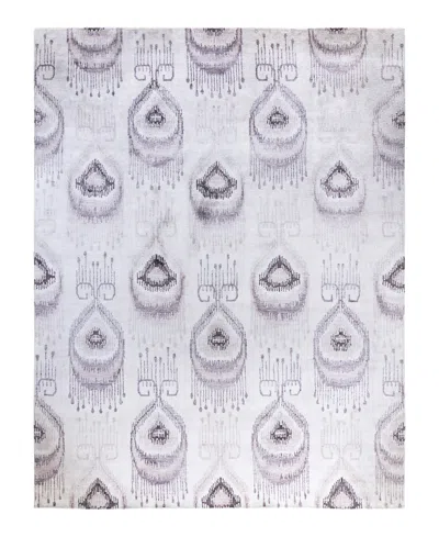 Adorn Hand Woven Rugs Indian Ooak M6369 9'2''x11'9'' Area Rug In Ivory