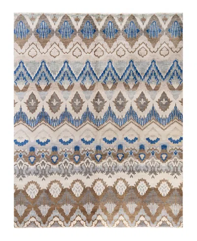 Adorn Hand Woven Rugs Indian Ooak M6373 8'x9'10'' Area Rug In Beige