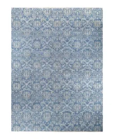Adorn Hand Woven Rugs Indian Ooak M6461 Rug Collection In Gray