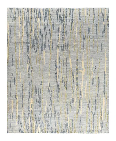 Adorn Hand Woven Rugs Indian Ooak M6501 8'4''x10'1'' Area Rug In Gray